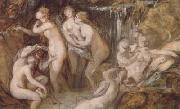 Thomas Gainsborough Diana and Actaeon (mk25) oil painting